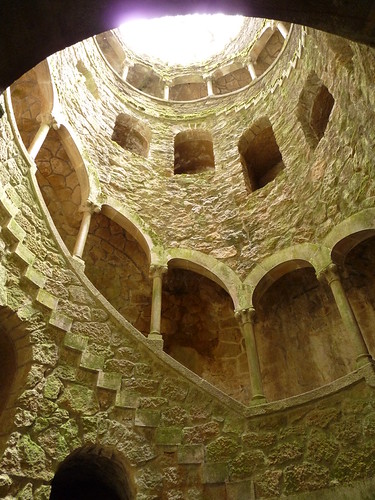 Inside well at Quinta da Regaleira