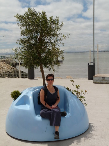 Seat with shade built in!