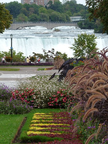 Gardens next to the Falls