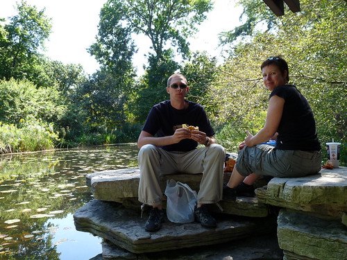 Picnic time at the Lily Pond in Lincoln Park