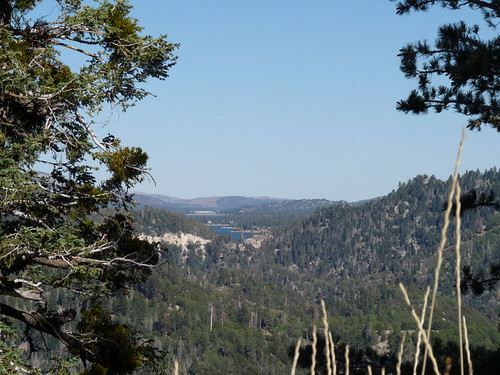 Looking down towards Big Bear Lake