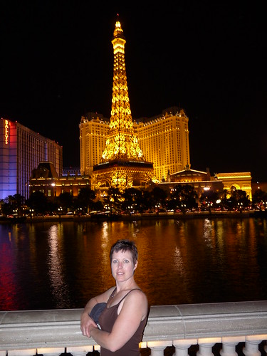 Claire with the Paris casino