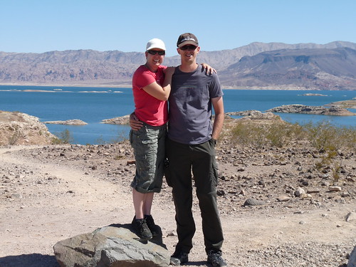 Us with Lake Mead in the background