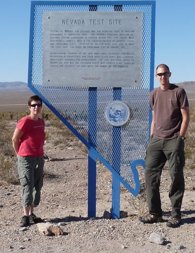 Nevada Atomic Test Site on the way to Beatty