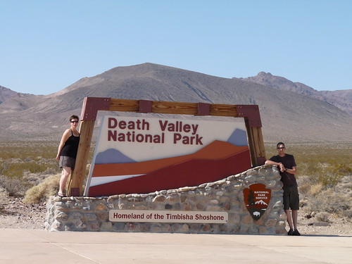 Entrance to Death Valley National Park
