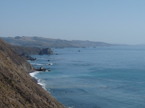 The Pacific Coast on Highway 1