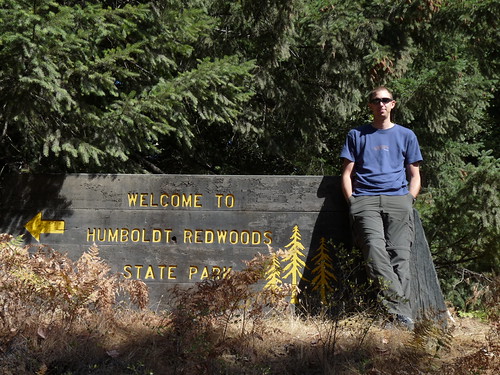 Ed at the Humbolt Redwood State Park