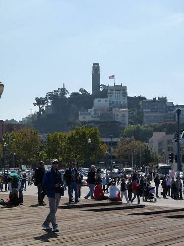 Coit Tower from Fisherman&rsquo;s Wharf