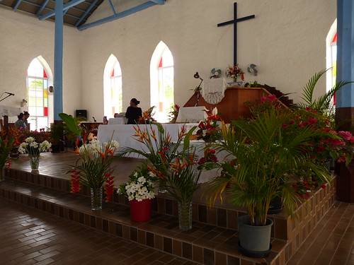 Inside Titikaveka Church