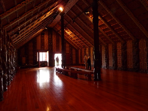 Maori meeting house at Waitangi Treaty Grounds