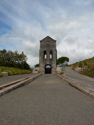 The relocated Cornish Pumphouse at Waihi goldmine
