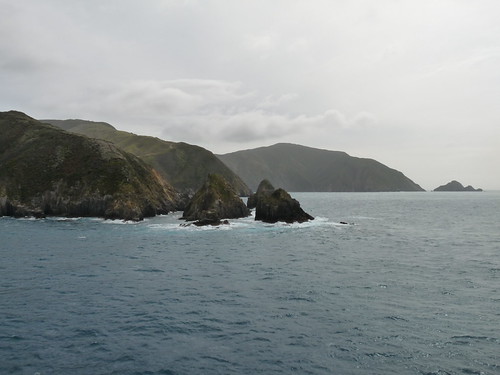 Entering Marlborough Sound on the ferry