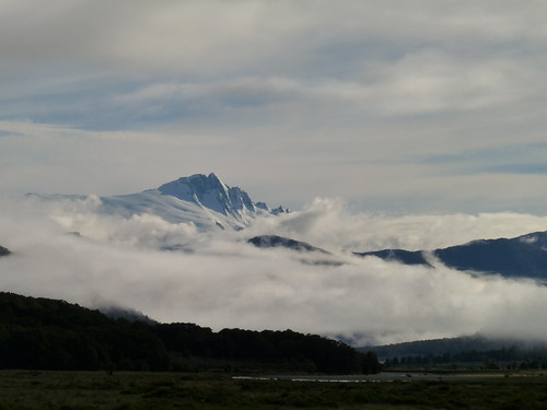 Mount Hooker viewed from our campsite