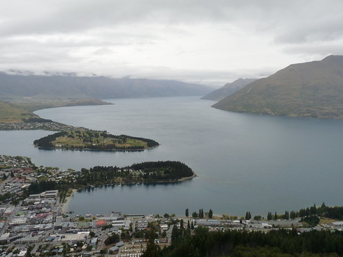 Views over Lake Wakitapu and Queenstown