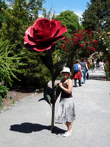Claire at the Rose Garden