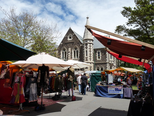 The craft market at the Arts Centre