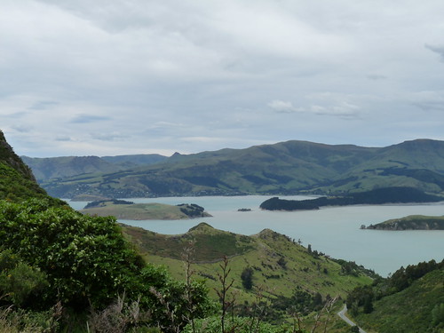 View over Lyttleton Harbour