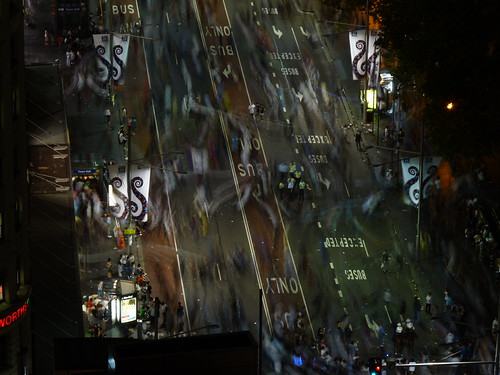 George Street soon after midnight on New Year&rsquo;s Day