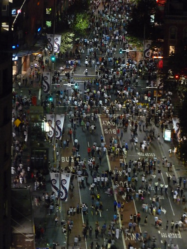 George Street soon after midnight on New Year&rsquo;s Day
