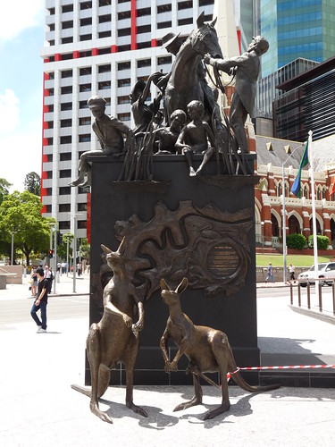 Petrie Tableau outside City Hall in Brisbane