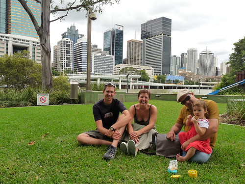 Ed, Claire, Nathan and Sofia outside GoMA