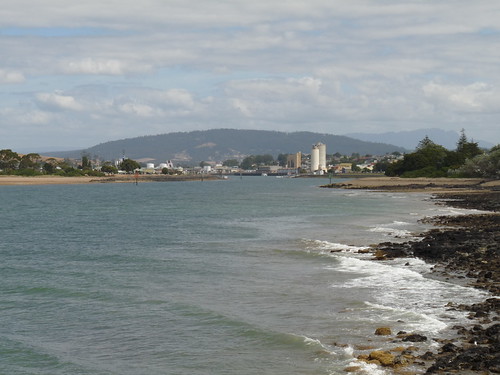 Looking back up the river into Devonport