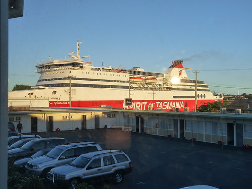 Spirit of Tasmania arriving in Devonport