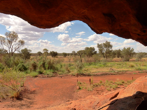 Inside a Uluru cave