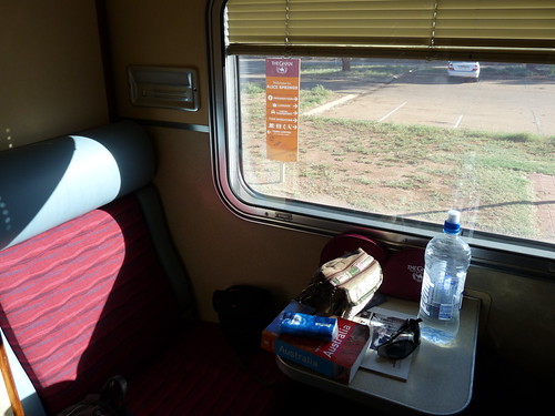 Our sleeper cabin onboard the Ghan