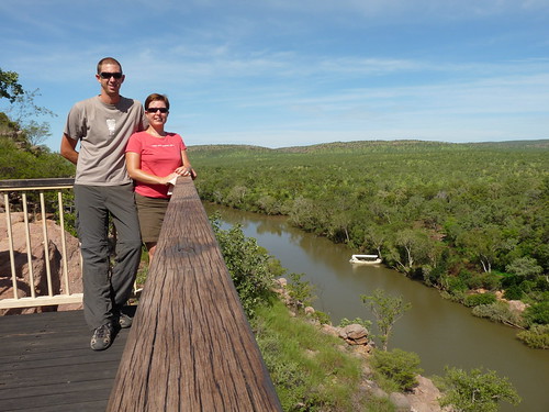 Us at the Katherine Gorge lookout