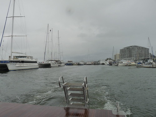 Leaving Cairns harbour