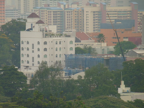 Our hotel from the roof garden