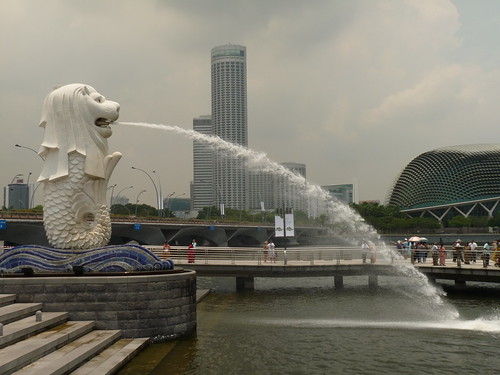 The giant Merlion