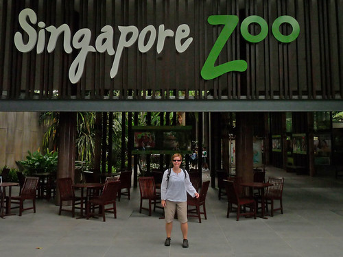 Claire at Singapore Zoo