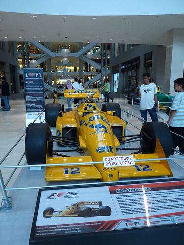 Race car at the Pavilion Mall
