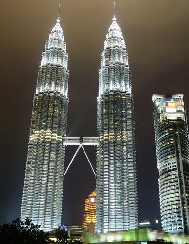 Petronas Towers at night