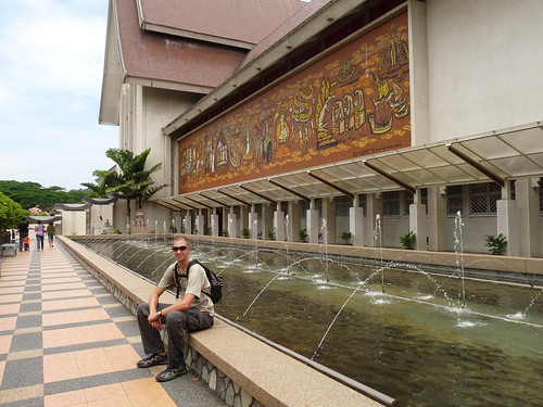 Ed outside the National Museum