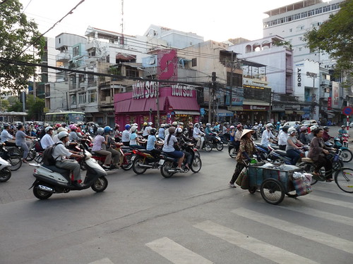 Rush hour in Saigon