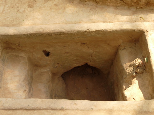 Entrance to one of the tunnels