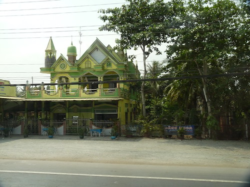 View from the bus on the way to the Mekong Delta