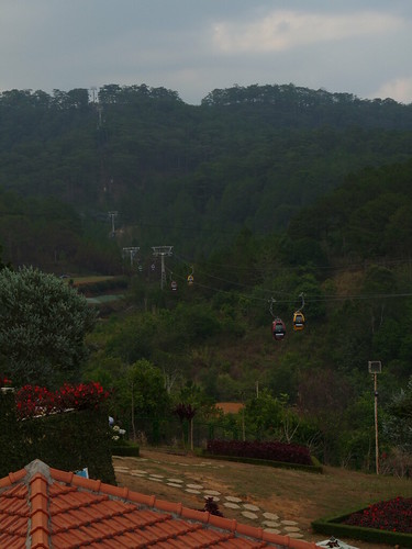 The cable car route near Dalat