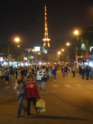 Datal at night on Liberation Day