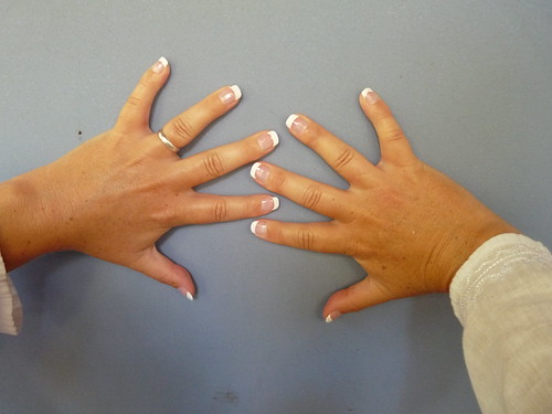 Claire&rsquo;s lovely French manicure