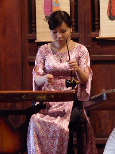 Traditional musicians at the Temple of Literature