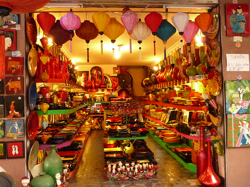 Colourful shop
