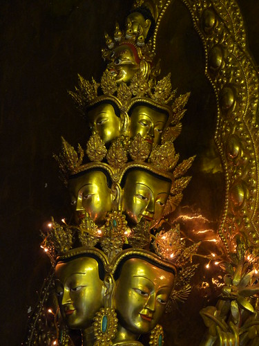 Shrine detail at Thien Tru Pagoda