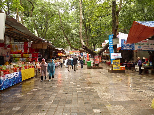 The main &lsquo;street&rsquo; leading to the temples