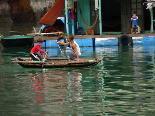 Floating village life