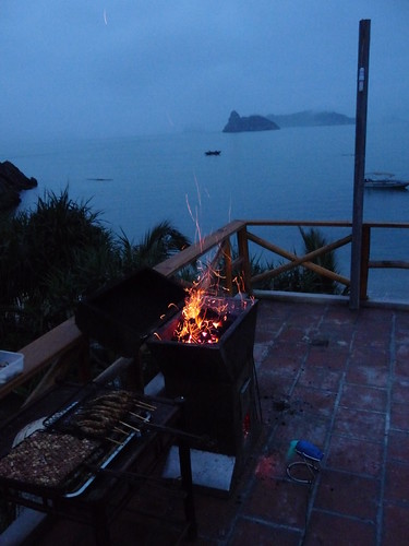 BBQ time on Monkey Island Resort