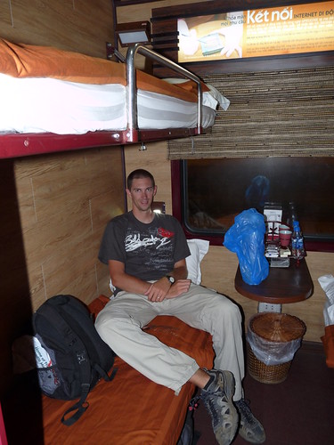 Ed on the Sapa sleeper train